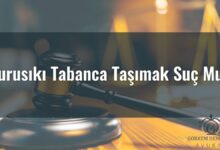 Kurusıkı Tabanca Taşımak Suç Mu?